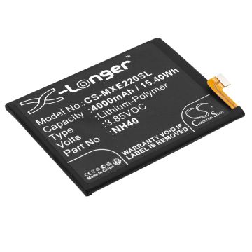 Motorola puhelimen Moto E22 / Moto E22 2022 yhteensopiva akku 4000mAh