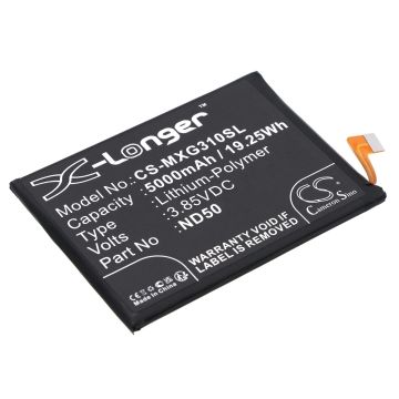 Motorola puhelimen Moto G31 / Moto G31 2021 yhteensopiva akku 5000mAh