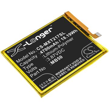Motorola älypuhelinten Moto Edge S30 / Moto Edge S30 5G 2021 yhteensopiva akku 4700mAh