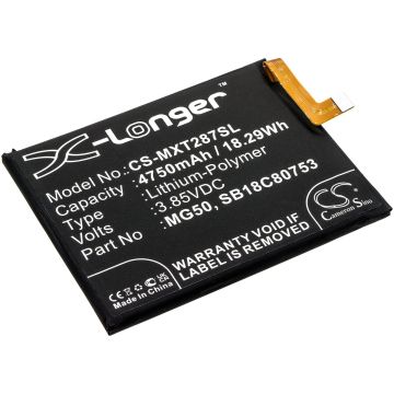 Motorola älypuhelinten Moto G9 Plus / XT2087-1 yhteensopiva akku 4750mAh