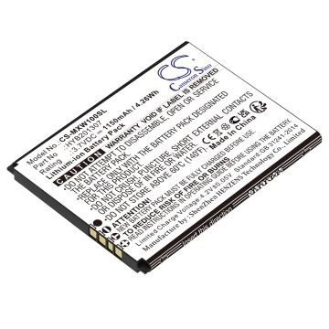 Budget Mobile puhelimen MXW1 yhteensopiva akku 1150mAh