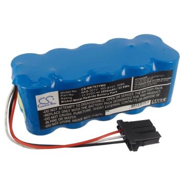 Nihon Kohden ECG-1350, ECG-1350A, ECG-1350C akku 2800mAh