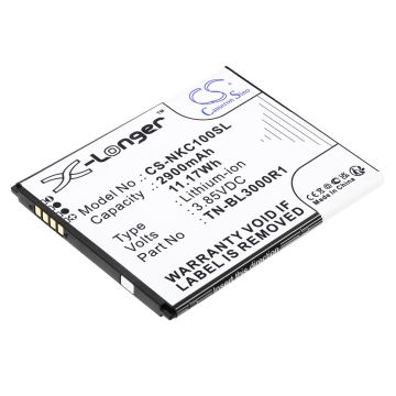 Nokia puhelimen N152DL / TA-1520 yhteensopiva akku 2900mAh