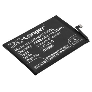 Nokia puhelimen G22 / C31 yhteensopiva akku 5000mAh