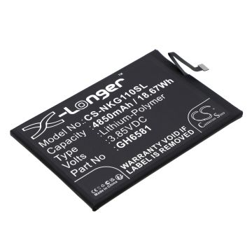 Nokia puhelimen G11 Plus 2022 / TA-1421 yhteensopiva akku 4850mAh