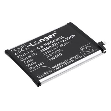 Nokia puhelimen G42 5G yhteensopiva akku 5000mAh