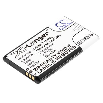 Nokia BL-L5H yhteensopiva akku 1300mAh