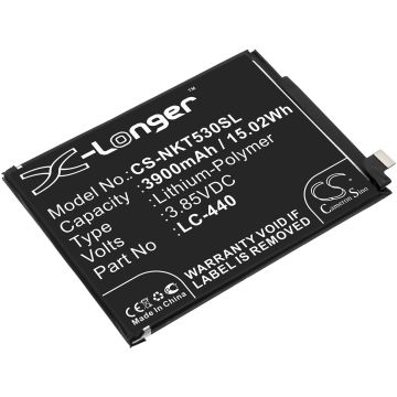 Nokia älypuhelinten Nokia 5.3 / TA-1234 yhteensopiva akku 3900mAh
