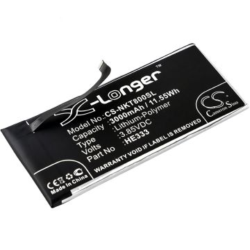 Nokia 8 Sirocco yhteensopiva akku 3000 mAh