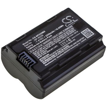 Fujifilm kameroiden X-T4 / GFX100S yhteensopiva akku 2250mAh
