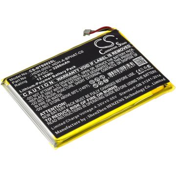 Nintendo pelikonsolin HDH-001 / HDH-002 yhteensopiva akku 3200mAh