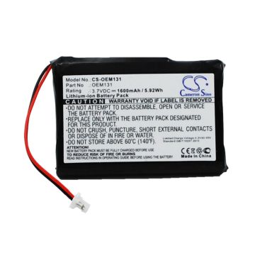 Kustomoitu akkupaketti akku 1600mAh