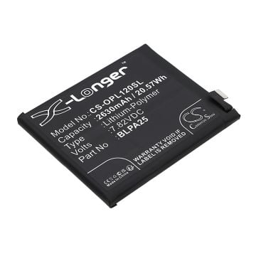 Oneplus puhelimen 12 / PJD110 yhteensopiva akku 2630mAh