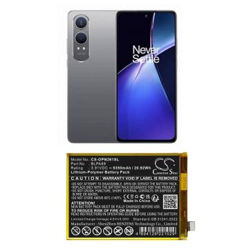 OnePlus matkapuhelimen CPH2619, CPH2621 yhteensopiva akku 5350mAh