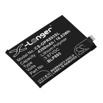 OPPO älypuhelinten PFJM10 / Reno 7 yhteensopiva akku 4350mAh