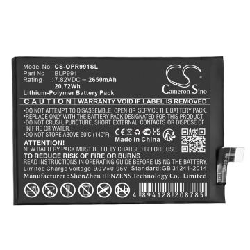 OPPO puhelimen Realme GT Neo 5SE yhteensopiva akku 2650mAh