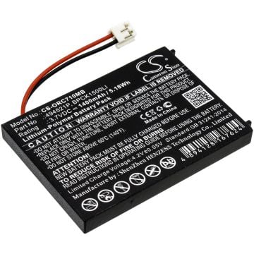 Audioline itkuhälyttimen BabySense 5 Video / Watch &amp; Care V120 yhteensopiva akku 1400mAh