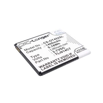 Alcatel One Touch Pixi First, OT-4024, OT-4024D akku 1400mAh
