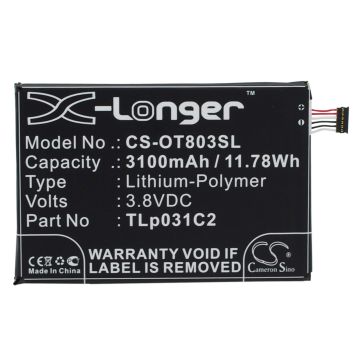 Alcatel M811, M812, M812C akku 3100mAh