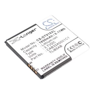 Alcatel One Touch 918 Mix akku 1650mAh/6.11Wh