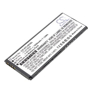Alcatel matkapuhelimen OT-5005R, OT-5033A yhteensopiva akku 1850mAh
