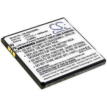 Angelcare itkuhälyttimen AC320 / AC337 yhteensopiva akku 1800mAh