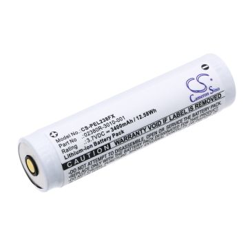 Pelican taskulampun 7610 Tactical Flashlight / 7620 Tactical Flashlight yhteensopiva akku 3400mAh