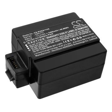 ICLEBO pölynimurin tai robotti-imurin Free / YCR -M04 - 02(R) yhteensopiva akku 3400mAh