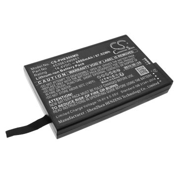 Philips lääketieteellisen laitteen Sparq / EverGo 900-12 yhteensopiva akku 6800mAh
