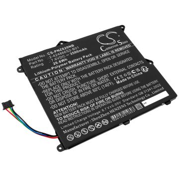 Panasonic kannettavan tietokoneen CF-XZ6 / CF-XZ62 yhteensopiva akku 3500mAh