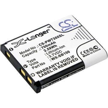 Panasonic Attune II HD3, WX-CH455, WX-ST100 akku 700mAh / 2.59Wh