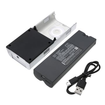 Ring valvontakameran Video Doorbell / Video Doorbell 4 yhteensopiva akku 12400mAh