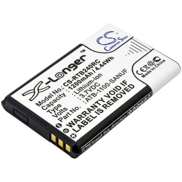 RTI laitteen kaukosäädin Pro / Pro24.z yhteensopiva akku 1200mAh