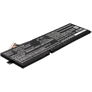 Razer kannettavan tietokoneen Blade 17.3 RZ09-0071 / Blade Pro 17 2012 yhteensopiva akku 5100mAh