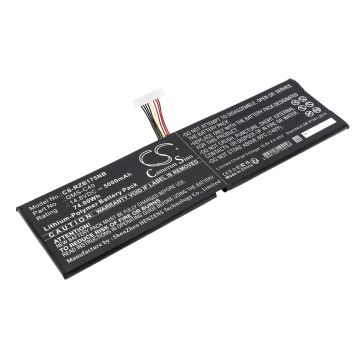 Razer kannettavan tietokoneen Blade Pro 17 / RZ09-00991102 yhteensopiva akku 5000mAh