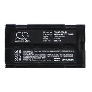 Sokkia CX, CX Total Stations, CX-101 akku 4400mAh