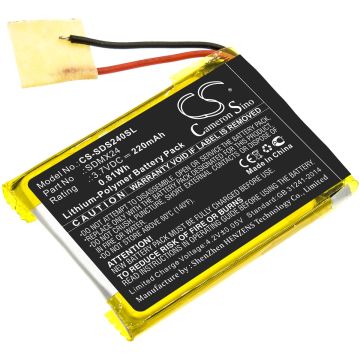 SanDisk nediasoittimien Sansa Clip Sport yhteensopiva akku 220mAh
