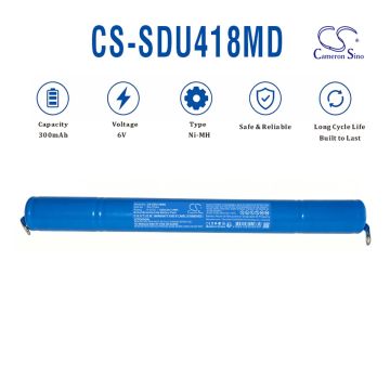 Sanyo lääkintälaitteen MDF-U4186F yhteensopiva akku 300mAh