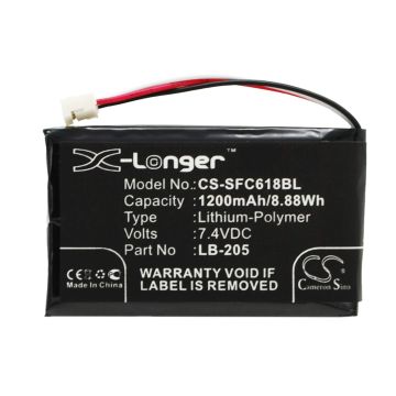 Safescan 6185 akku 1200mAh