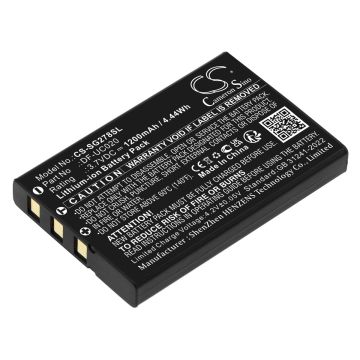 Zycast navigaattorin SG-278 yhteensopiva akku 1200mAh