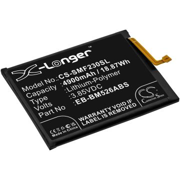 Samsung älypuhelinten Galaxy A23 4G / Galaxy F23 5G yhteensopiva akku 4900mAh