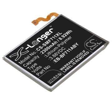 Samsung puhelimen Galaxy Z Flip 3 / SM-F711B yhteensopiva akku 2300mAh