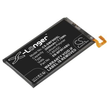 Samsung puhelimen Fold / SM-F900J yhteensopiva akku 2000mAh