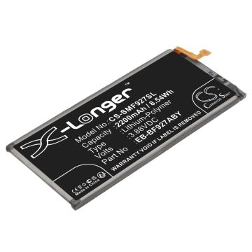 Samsung puhelimen Galaxy Z Fold3 / Galaxy Z Fold 3 5G yhteensopiva akku 2200mAh