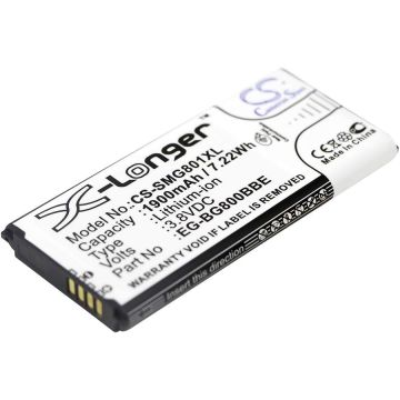 Samsung Galaxy S5 Mini,SM-G800F,SM-G800Y,SM-G800H,Galaxy S5 Dx,SM-G800R4  akku 1900 mAh