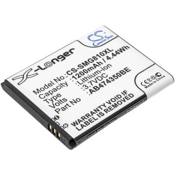 Samsung B5722 Duos, BT-B7732, Galaxy 5 akku 1200mAh