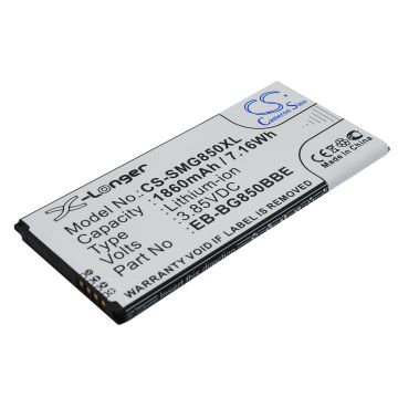 Samsung Galaxy Alpha, SM-G850 akku 1860 mAh