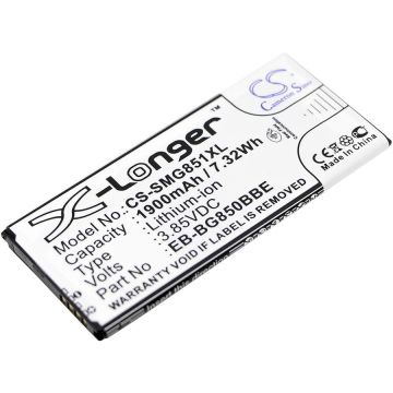Samsung Galaxy Alpha, Galaxy Alpha LTE-A, SM-G850 akku 1900mAh