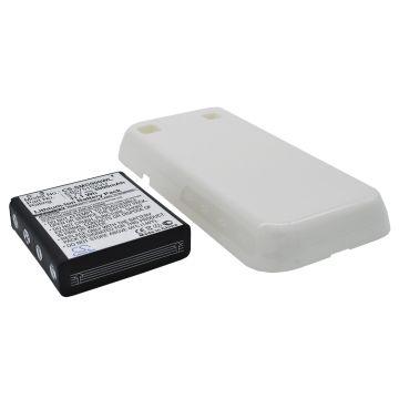 Samsung GT-i9000, GT-i9008, Galaxy S tehoakku erillisellä laajennetulla valkoisella takakannella 3000 mAh