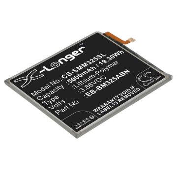 Samsung älypuhelinten Galaxy M32 / Galaxy M32 4G 2021 Premium Edi yhteensopiva akku 5900mAh